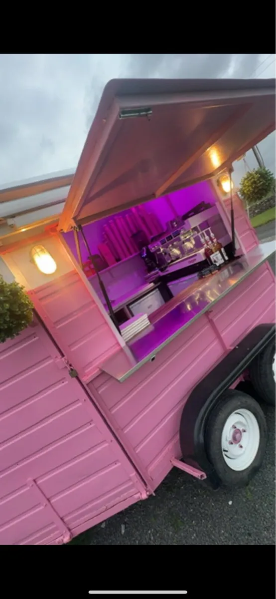 Vintage Rice Coffee Trailer ☕️ - Image 1