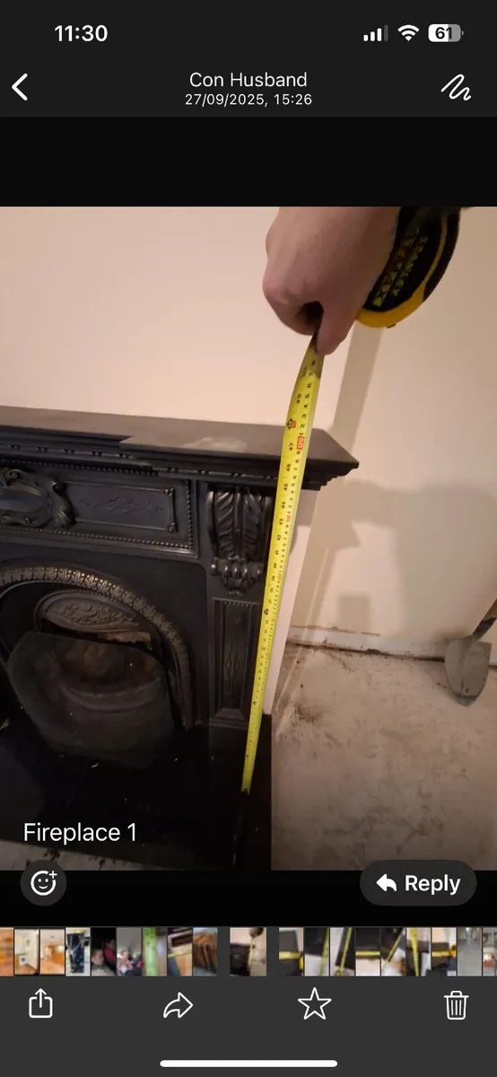 Cast Iron Fire Place - Image 1