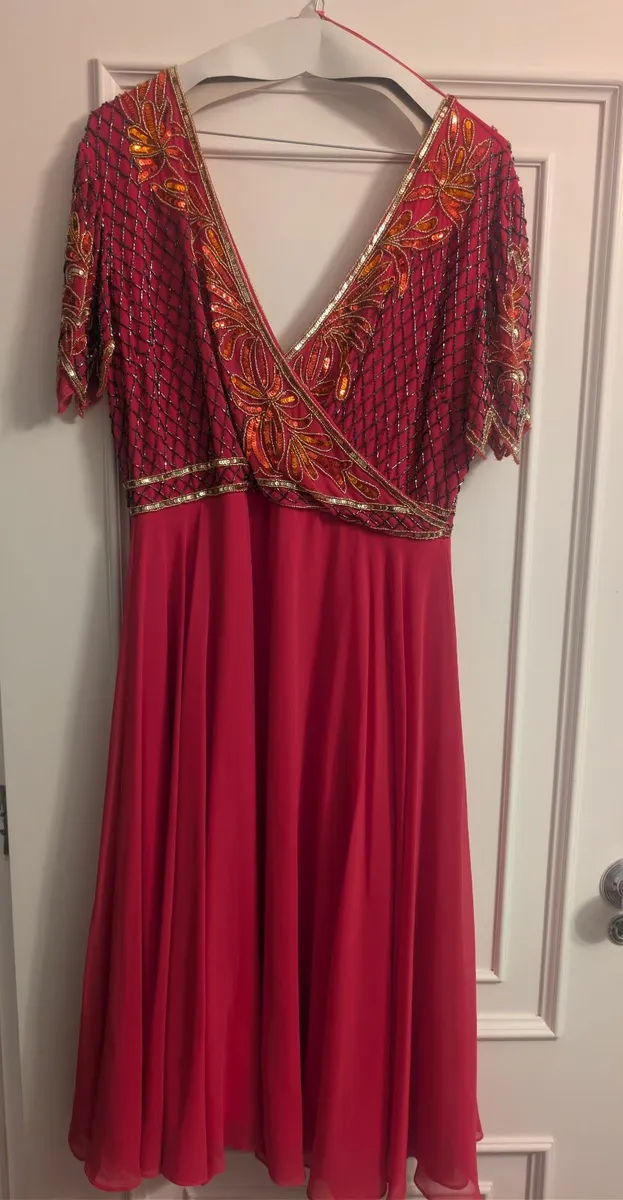 Pink occasion dress