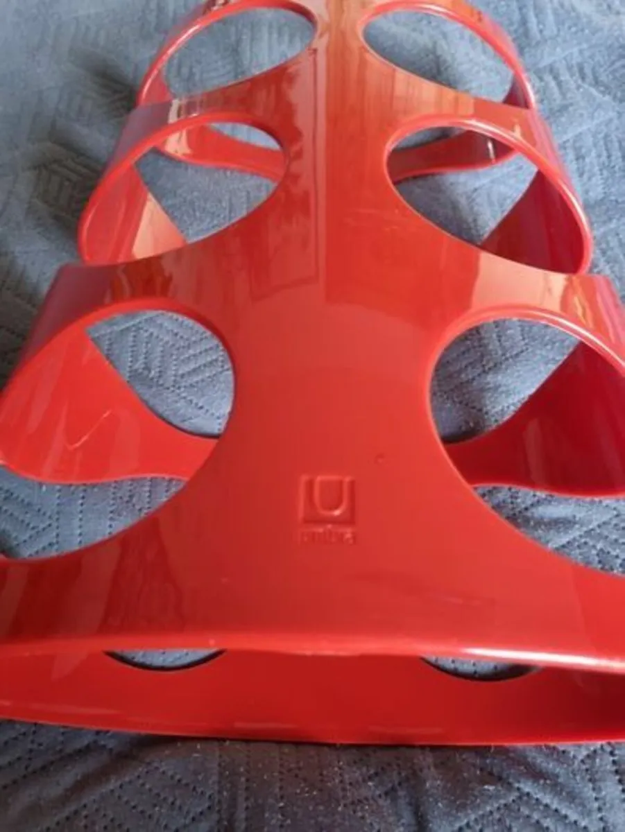 Umbra LCC 2009 Red Wine Rack Designed by Ran Lerne - Image 4