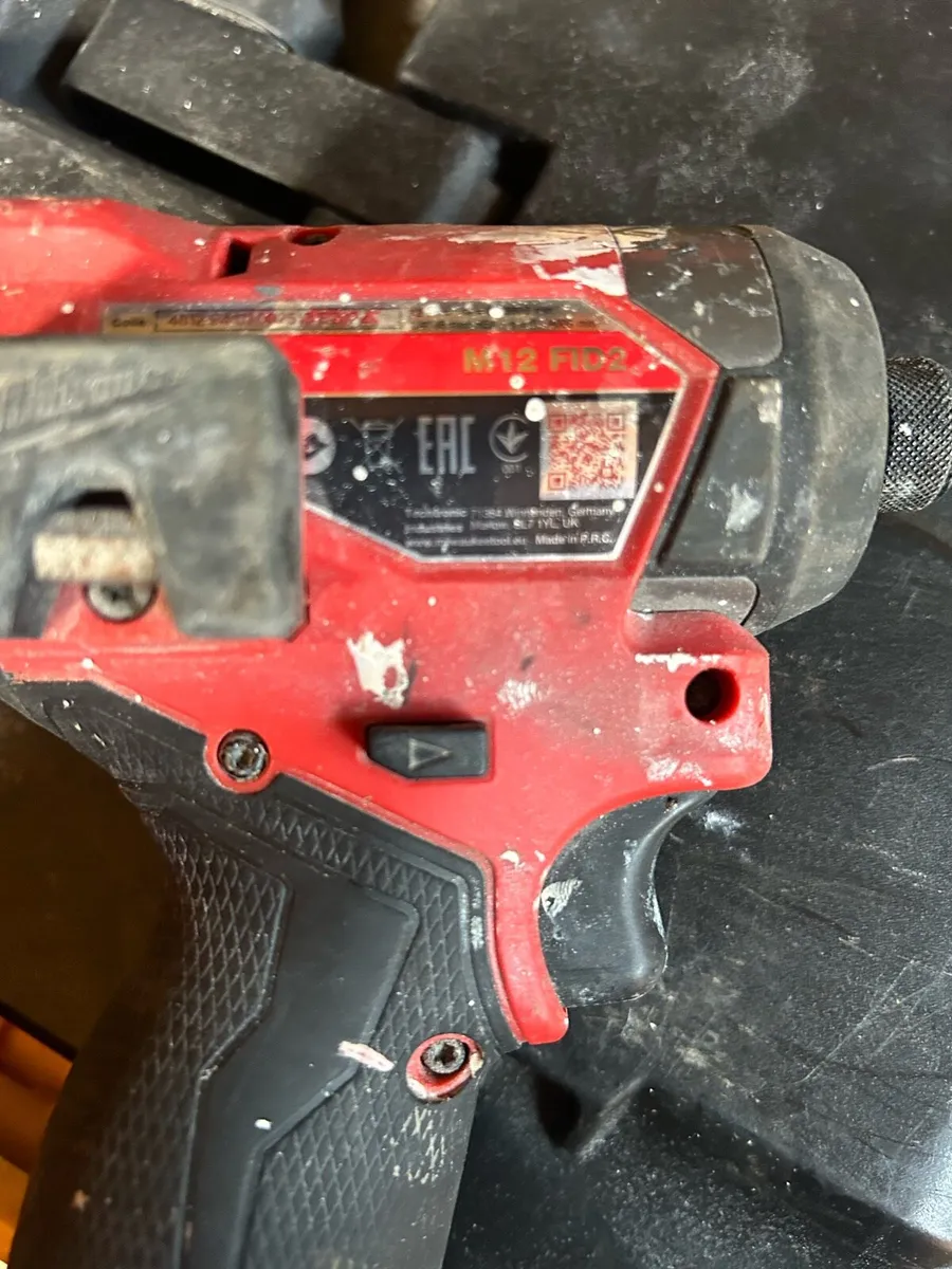 Milwaukee m12 impact bare unit - Image 2