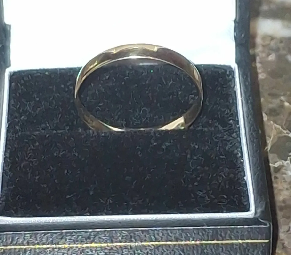 Vintage 9c Gentleman's wedding band. - Image 2