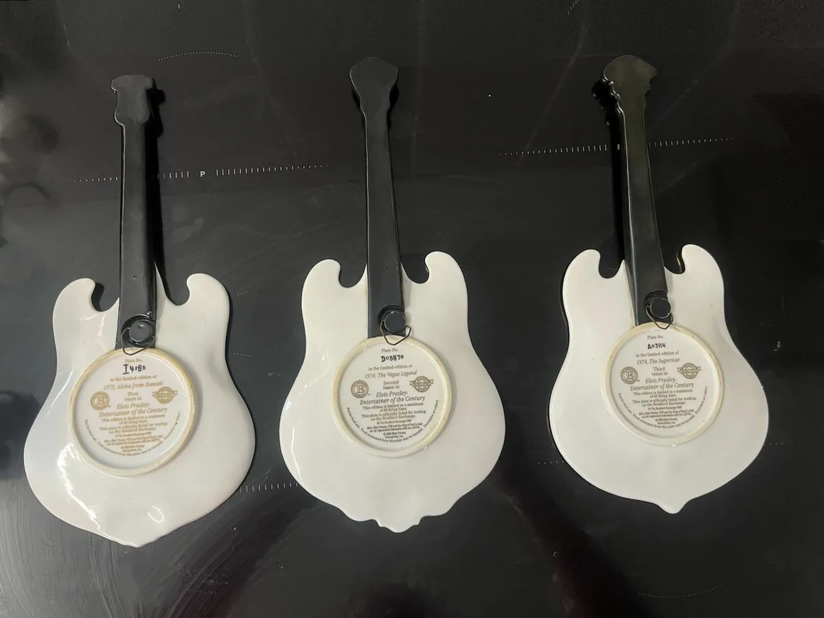 Elvis Presley Guitar Shaped Wall Plates - Image 4