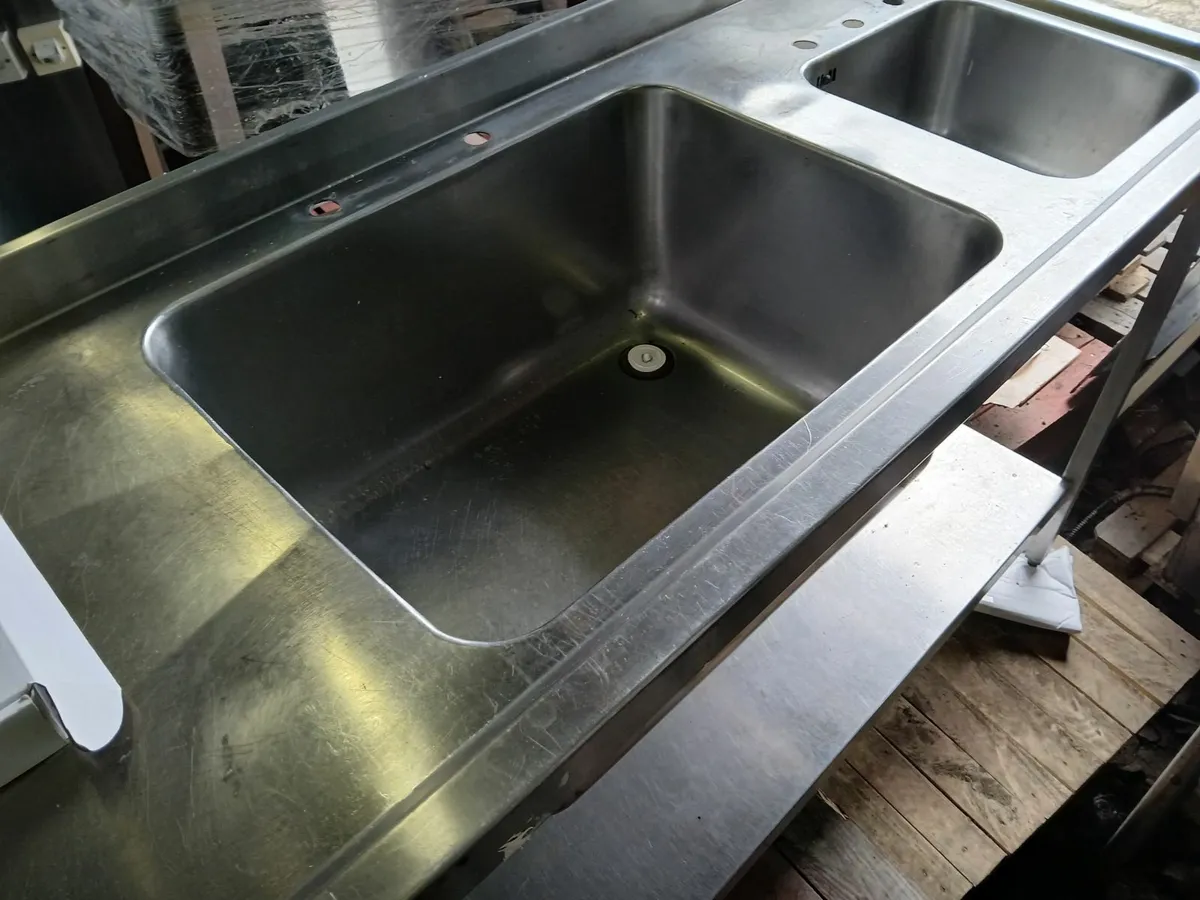 Stainless steel cabbinet sink unit complete - Image 2
