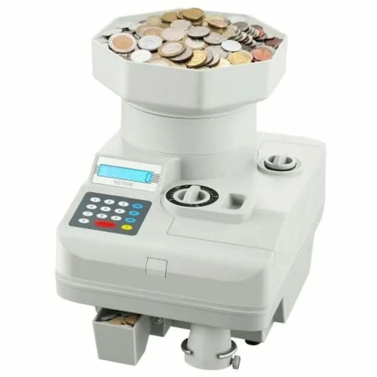 Coin Counter, Professional Coin Sorter with LED Di - Image 1