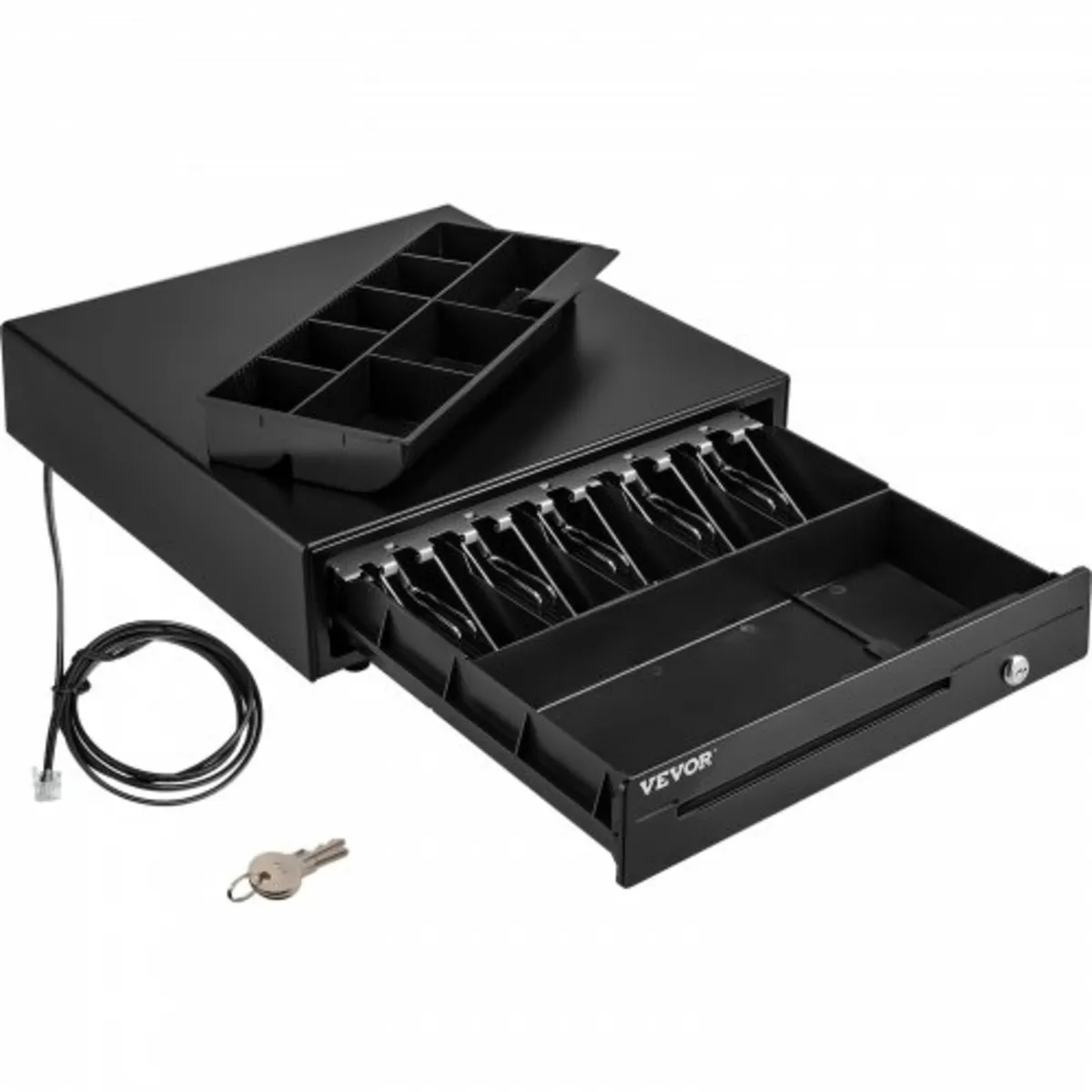 Cash Register Drawer, 40.6 cm 12 V, for POS System - Image 1