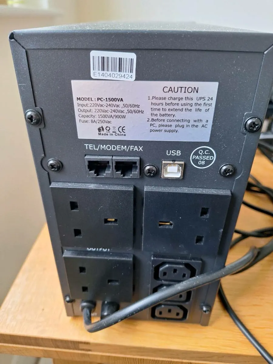 Powercool PC-1500VA UPS Battery Backup - Image 2