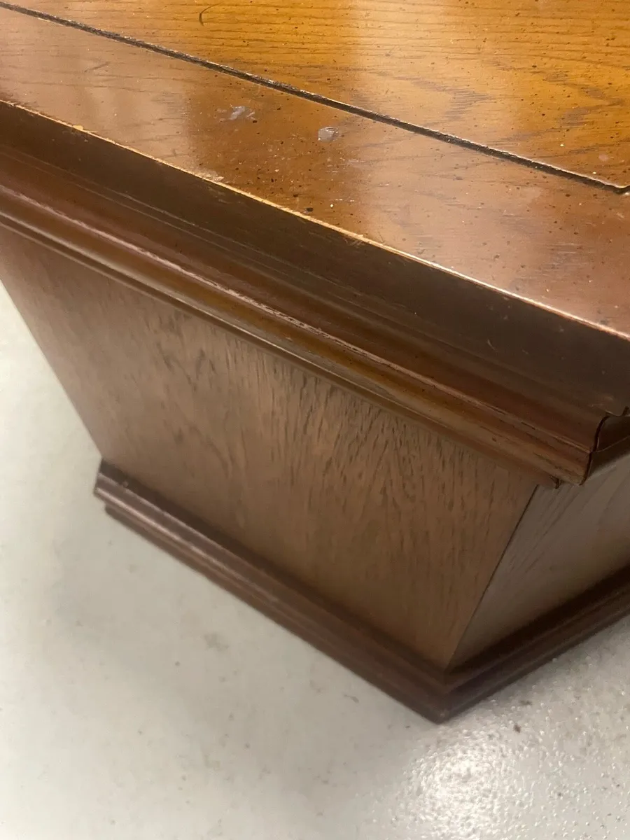 Hexagon antique table - Image 3