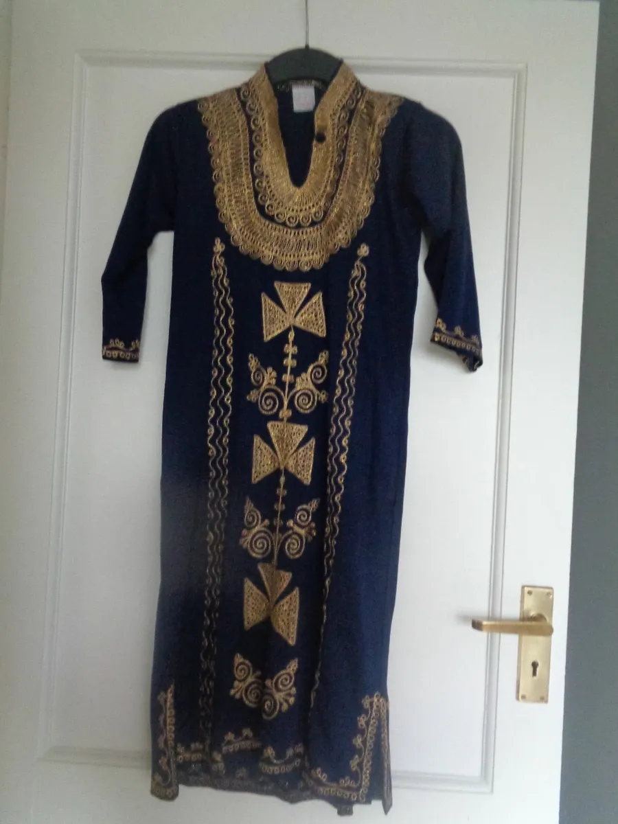 Childs Navy Kaftan for Sale - Image 2