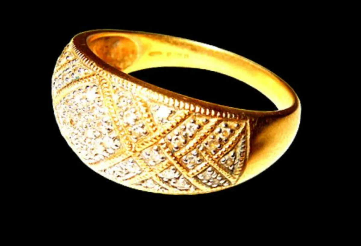 Vintage 18ct Gold/Diamond Ring - Image 2