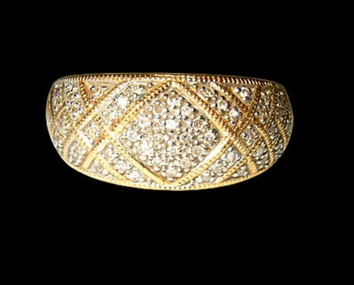 Vintage 18ct Gold/Diamond Ring - Image 1