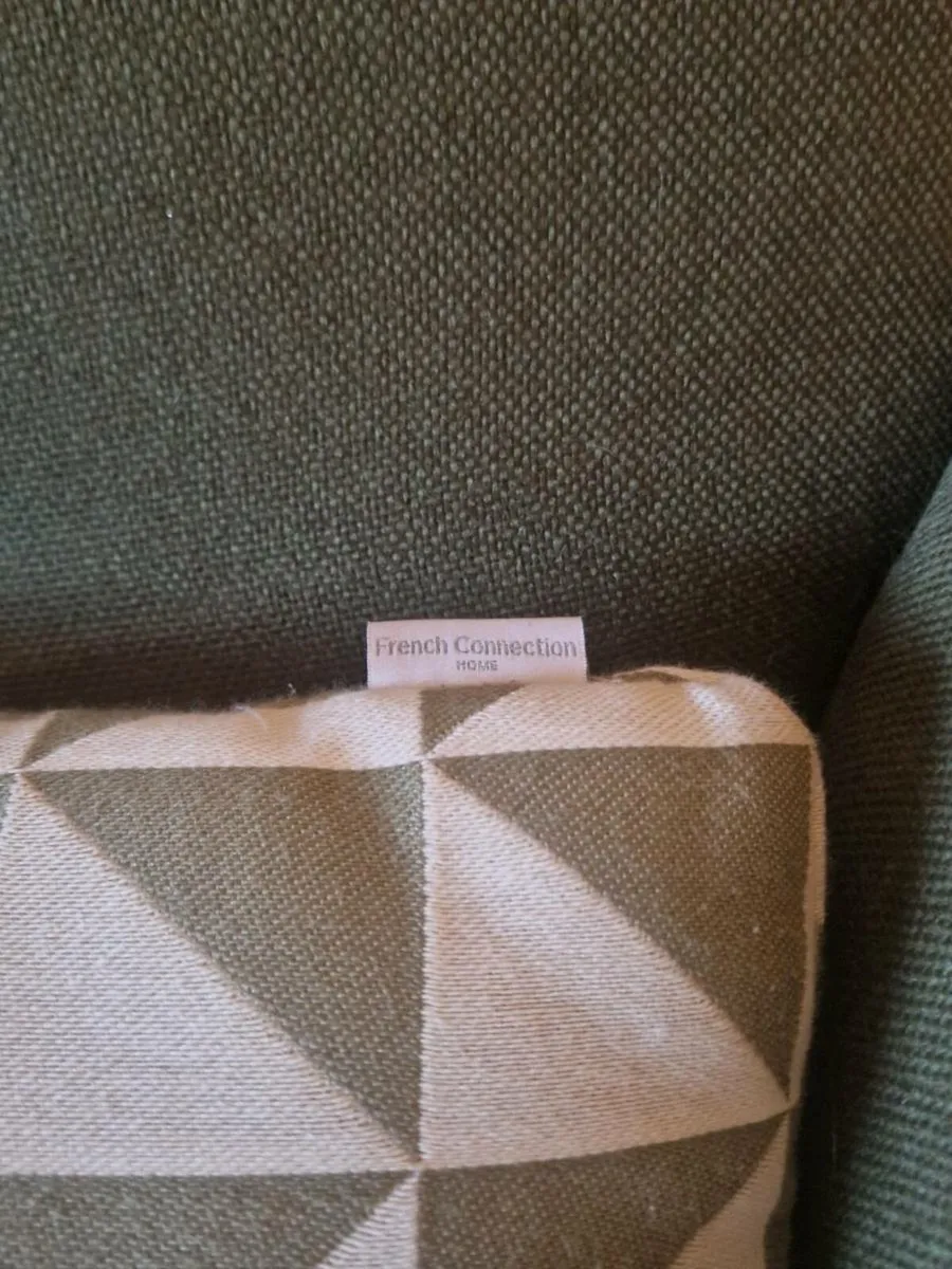 French Connection Zinc 3 seater Sofa - Image 1