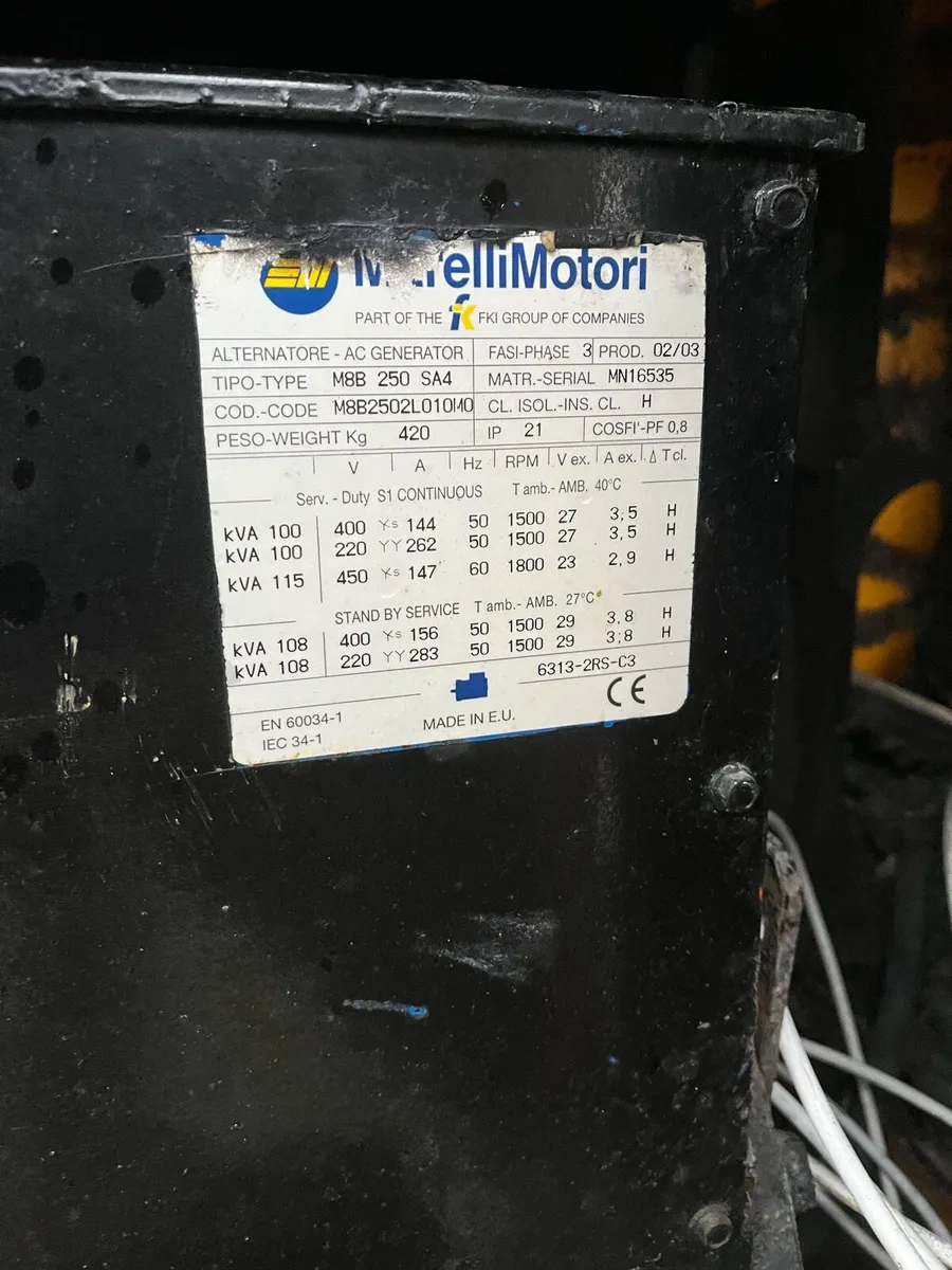3 phase generator 100kva - Image 4