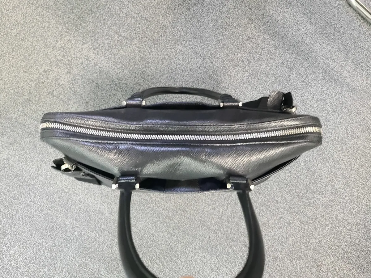 Man's bag - Saffiano leather briefcase - Image 4