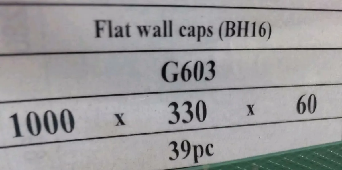 Granite Wall Caps 1000 x 330 x 60 - Image 4