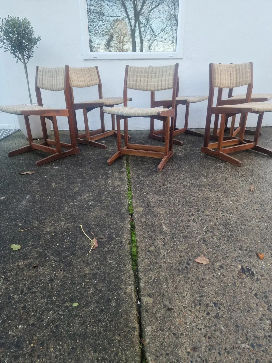 Vintage dinning chairs - Image 2