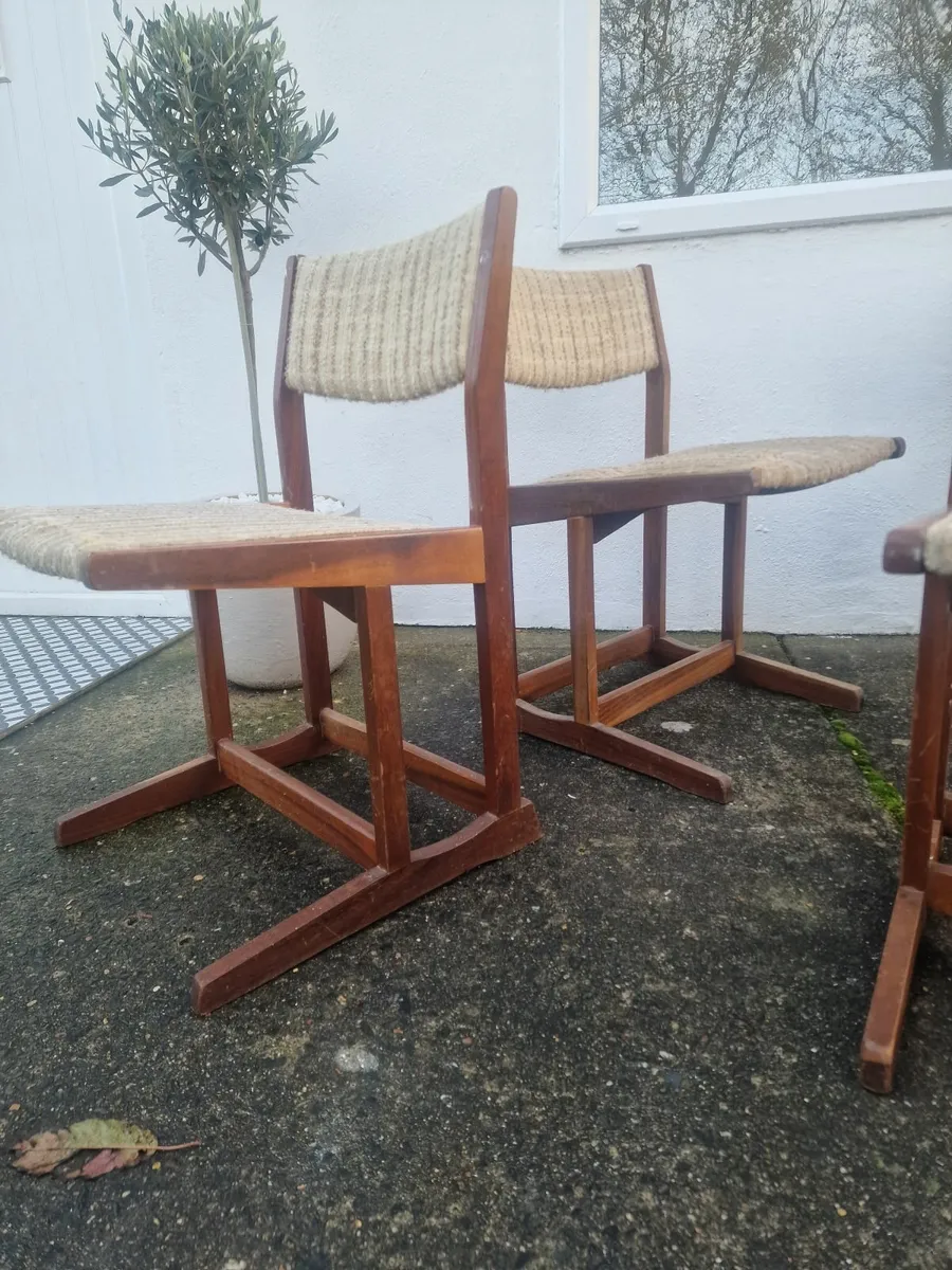 Vintage dinning chairs - Image 1
