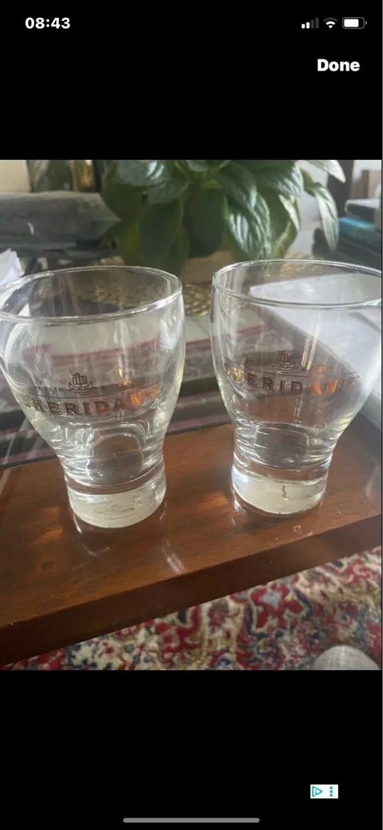 Sheridan’s Liqueur Glasses (2) - Image 1