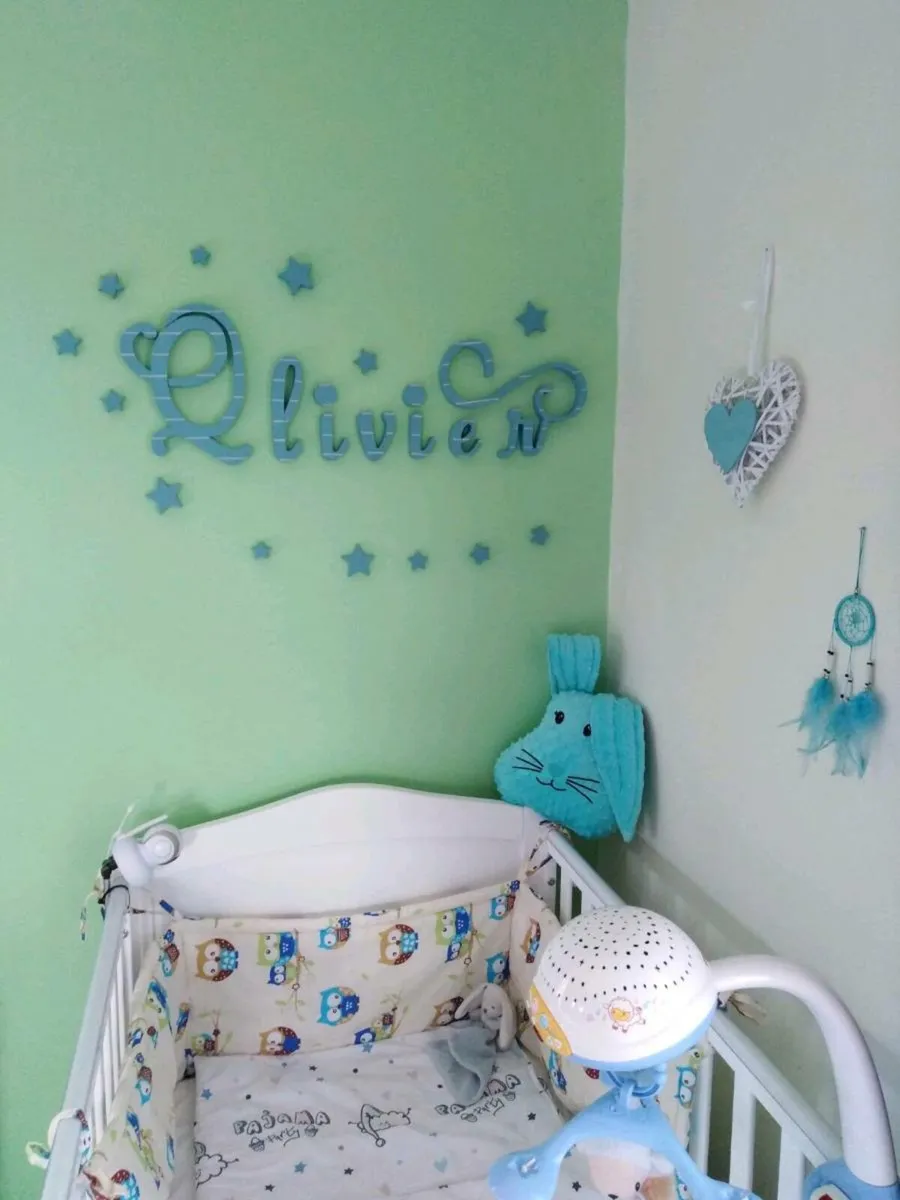 Custom 3d wall name letters - Handmade - Image 2