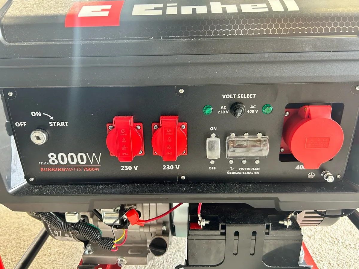 Brand New Einhell 8kw Generator - 20% off! - Image 2