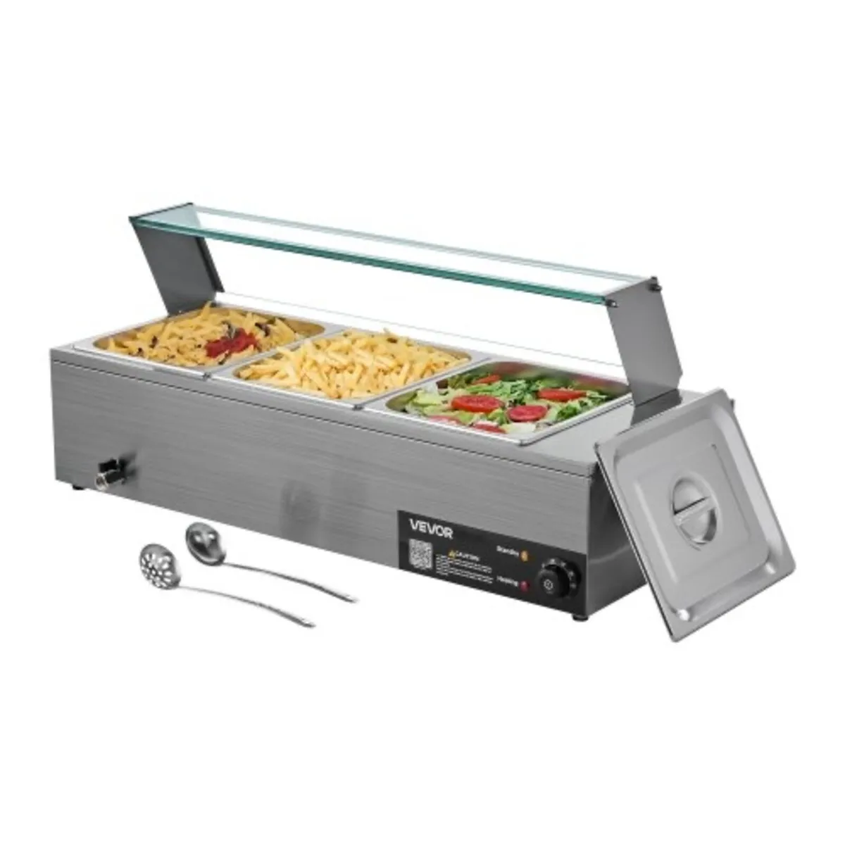 New 3-Pan Countertop Buffet Bain Marie - Image 2