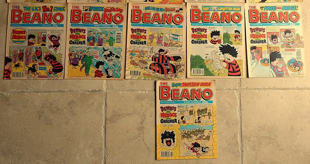 Selection of 20 Vintage Beano Comics from the 90s - Image 4