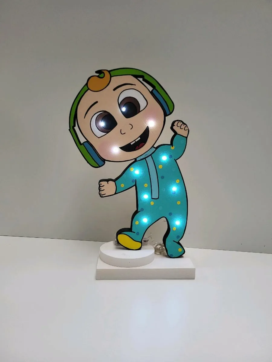 Cocomelon character Led Lamp - Handmade - Image 2