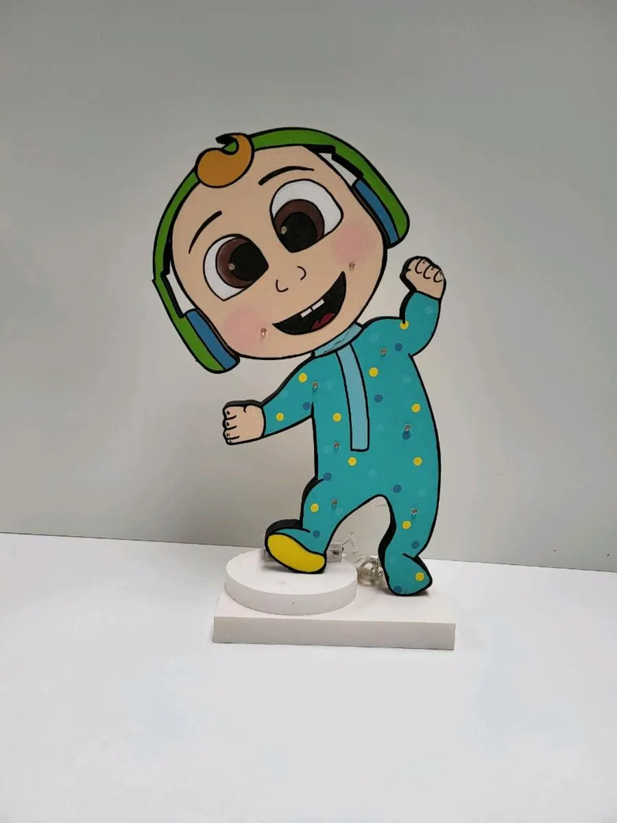 Cocomelon character Led Lamp - Handmade - Image 3