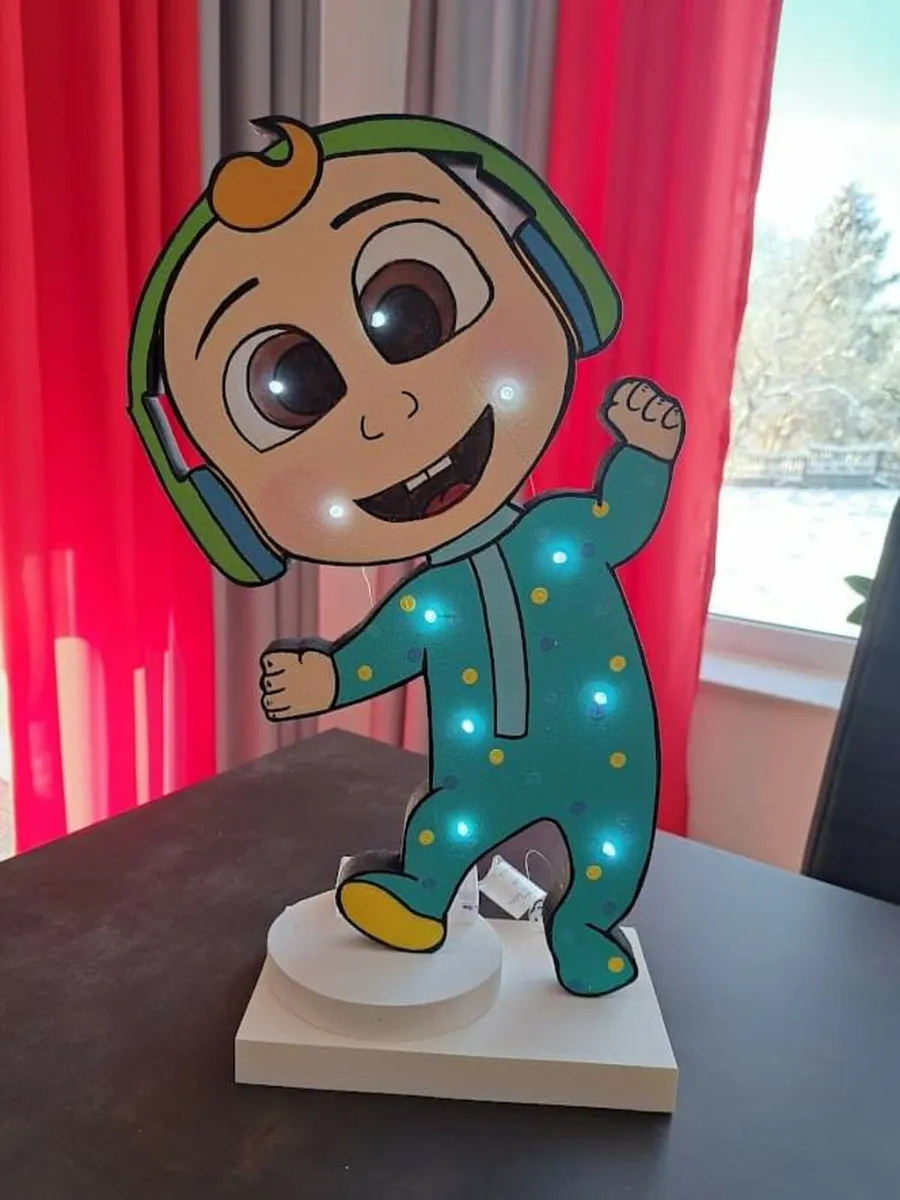 Cocomelon character Led Lamp - Handmade - Image 1