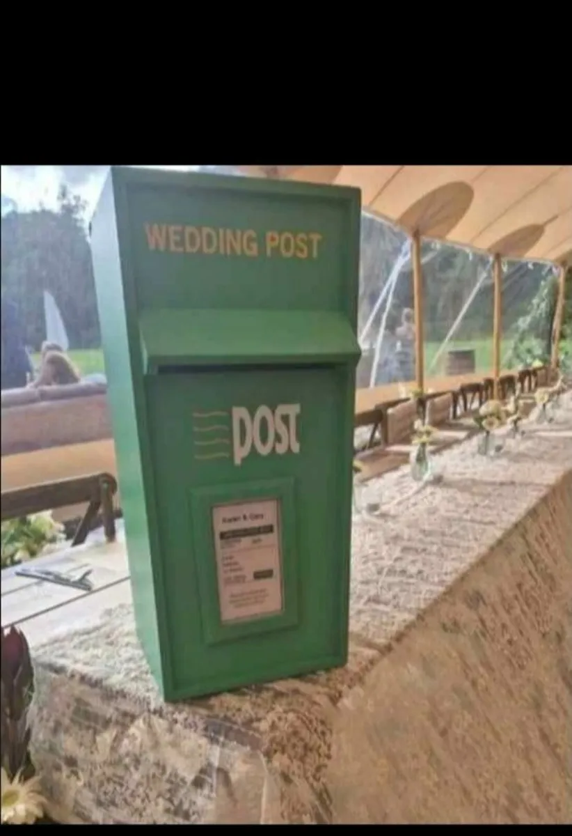 Wedding Postbox to hire Waterford - Image 3