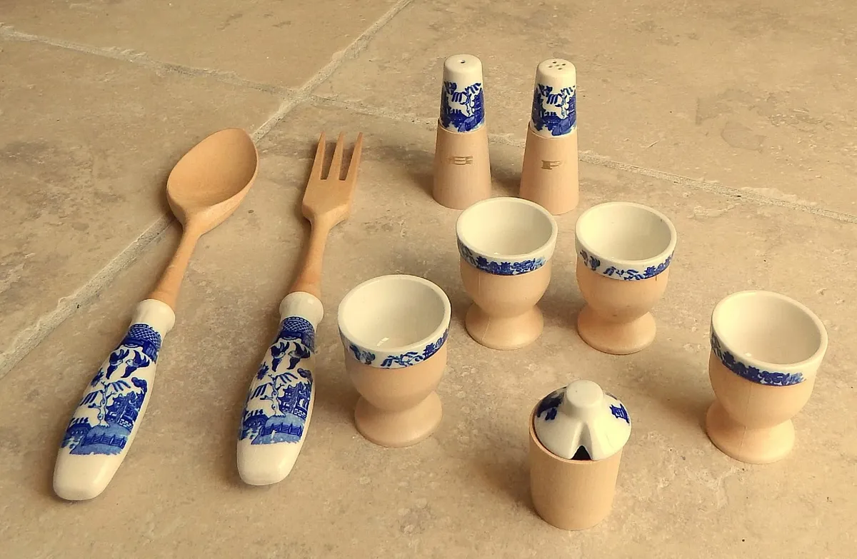 Materia Hakusan Salad/Breakfast Serving Set - Image 2