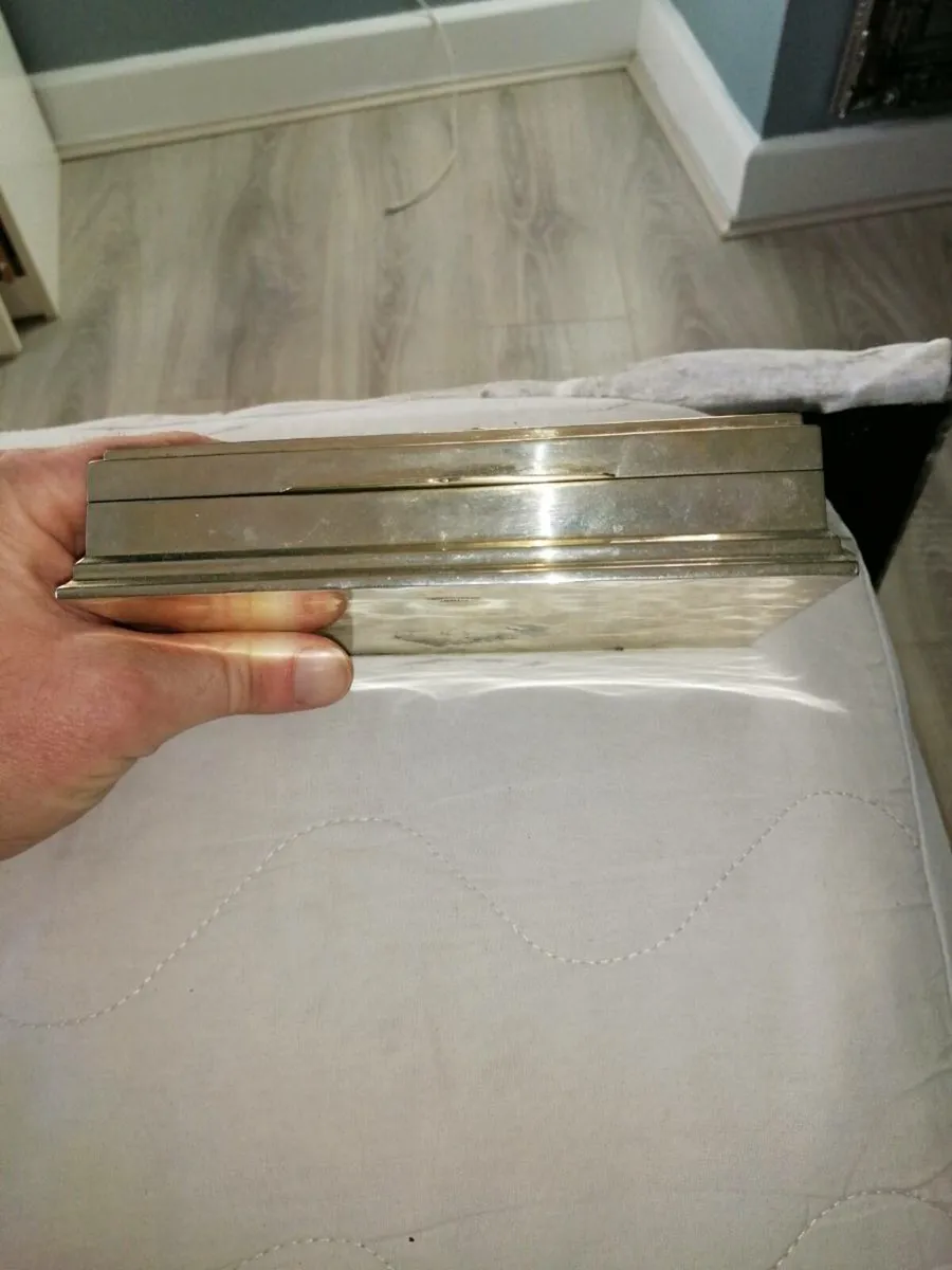 Silver cigar box - Image 2