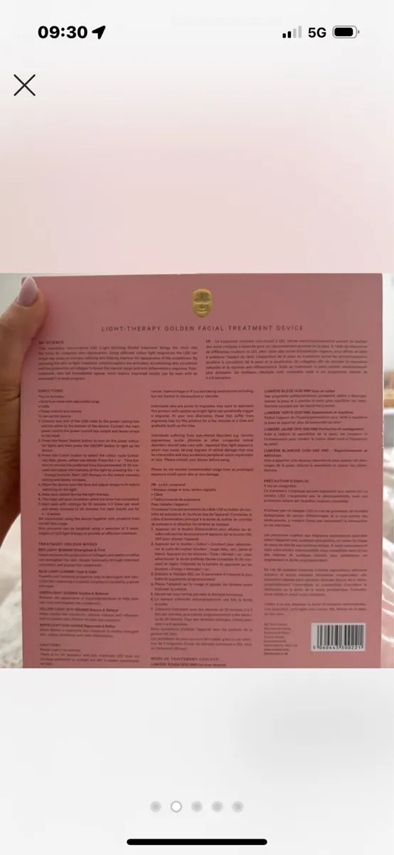 Mz skin red light therapy mask - Image 3