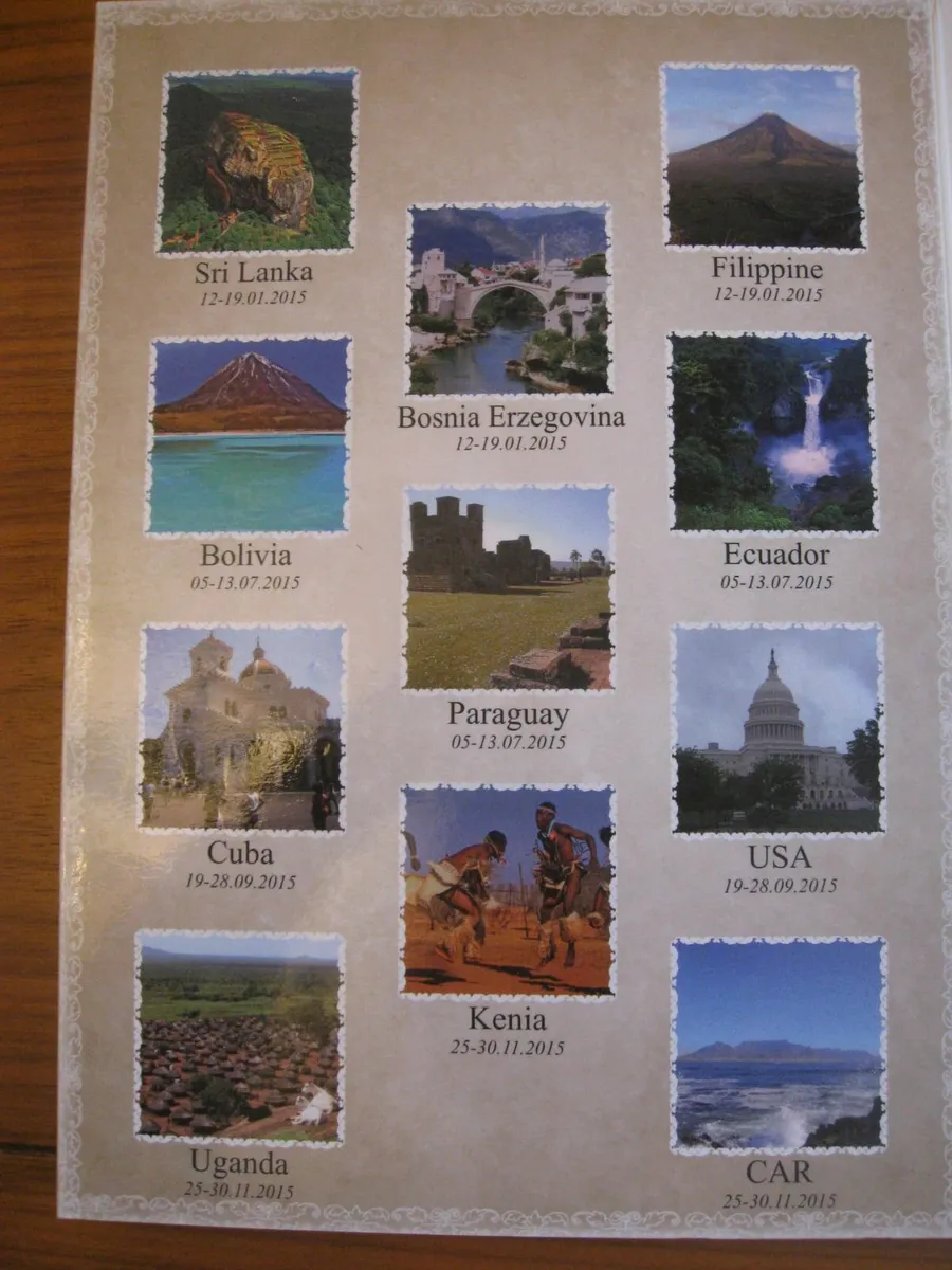 PILGRIMAGE 2015 OF THE POPE FRANCESCO COLORED UNC - Image 2