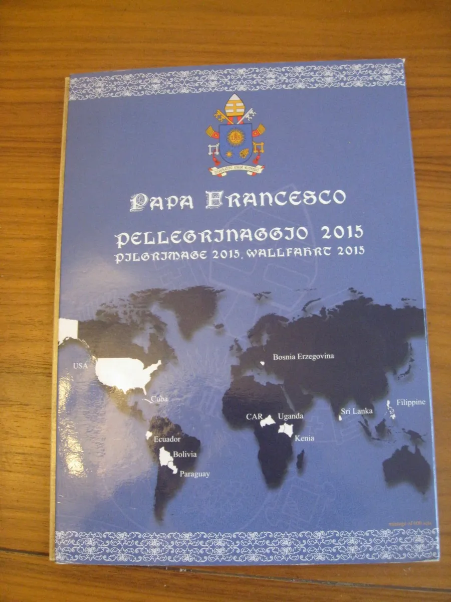 PILGRIMAGE 2015 OF THE POPE FRANCESCO COLORED UNC - Image 3
