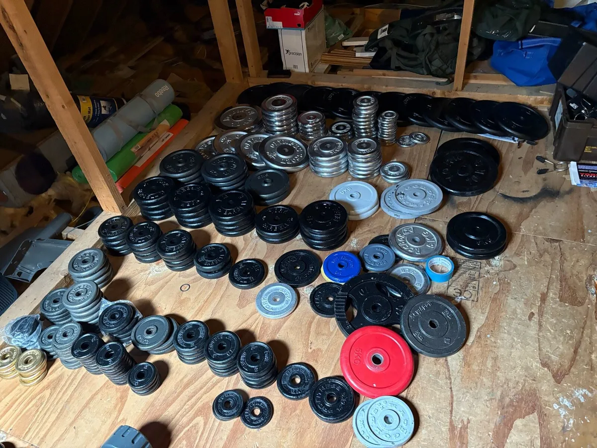 METAL WEIGHT PLATES 2 EURO PER KILOGRAM - Image 1