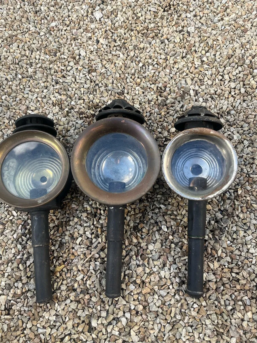 Antique Carriage Lamps - Image 1