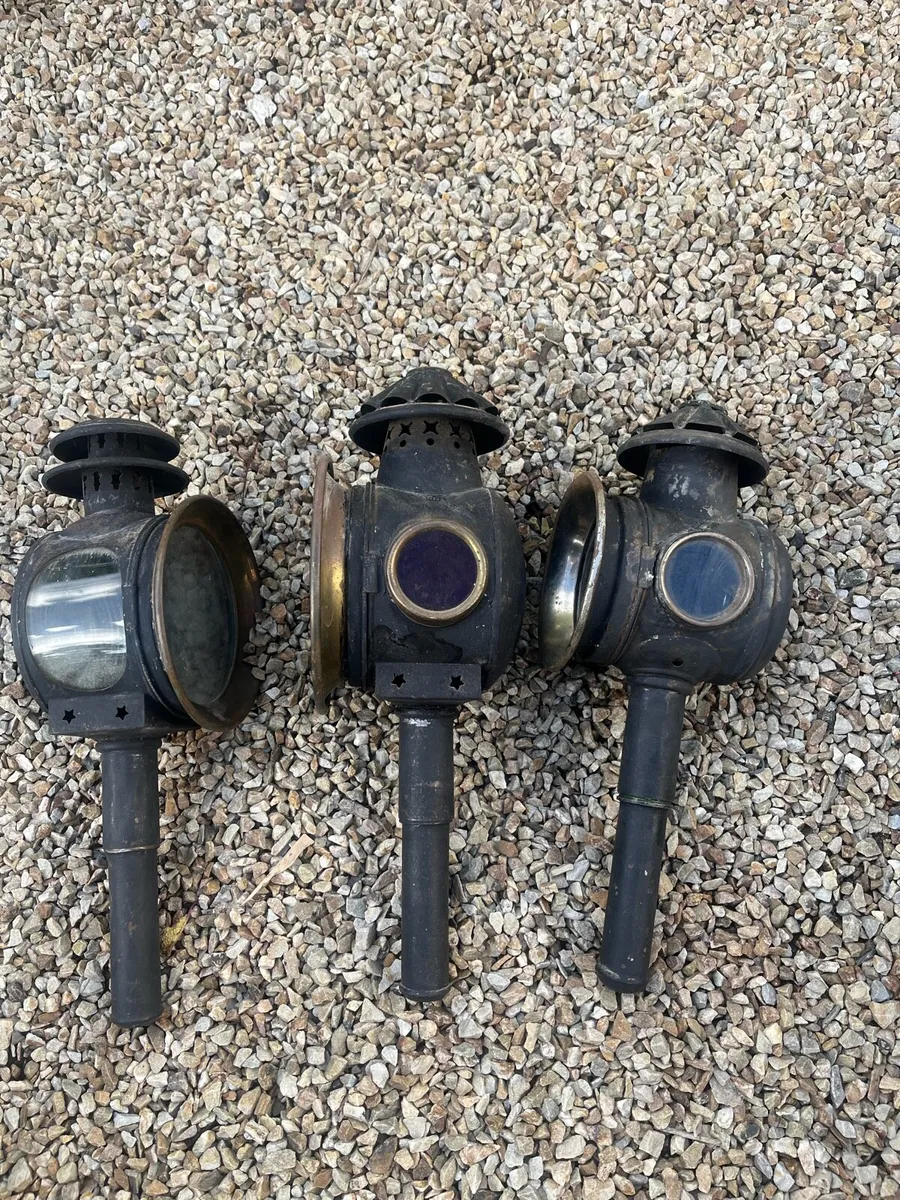 Antique Carriage Lamps - Image 2