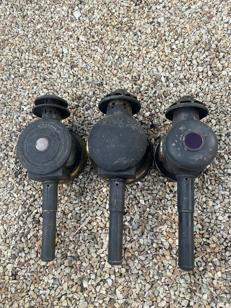 Antique Carriage Lamps - Image 3