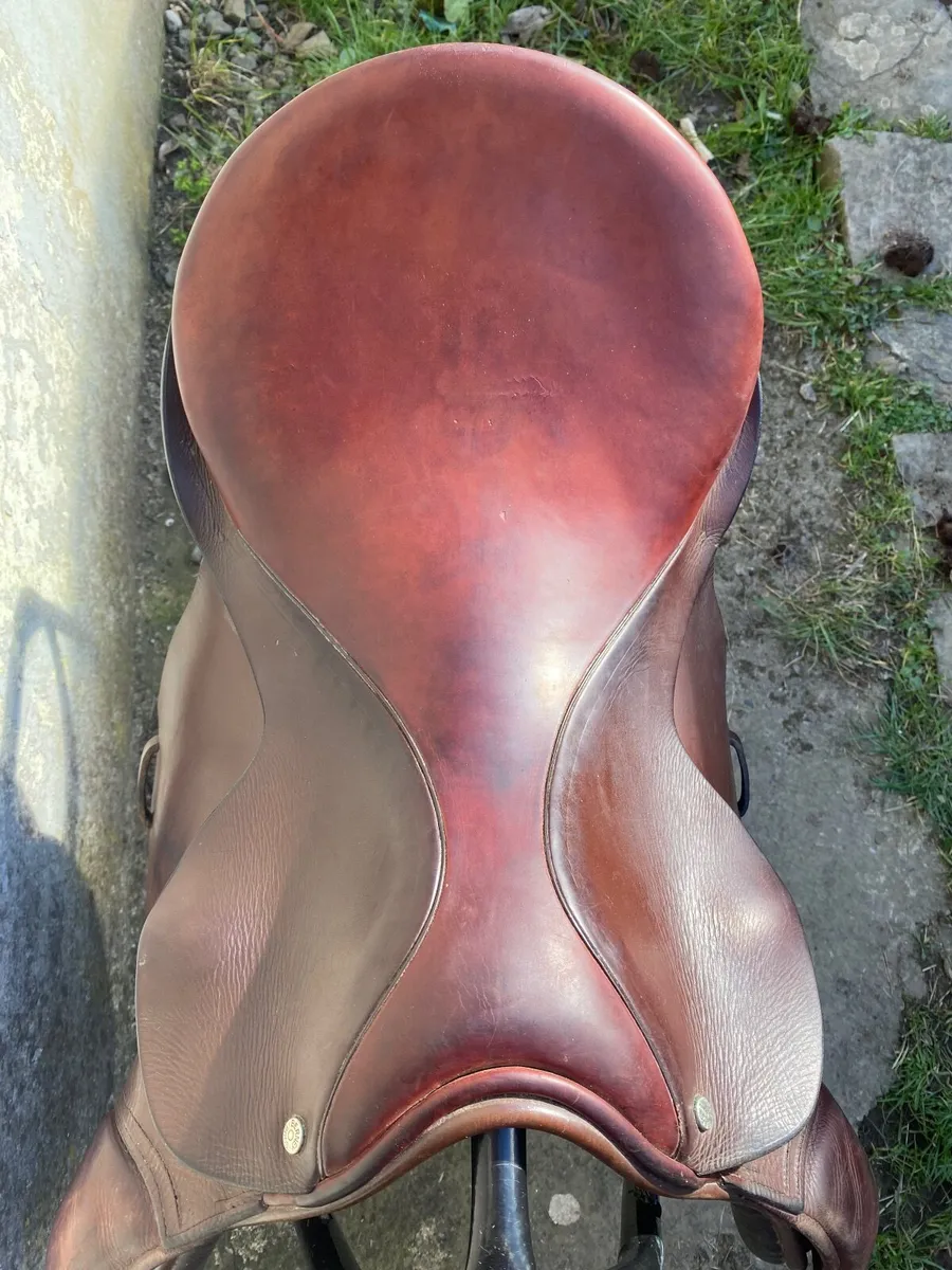 Berney brothers brown Leather saddle - Image 1