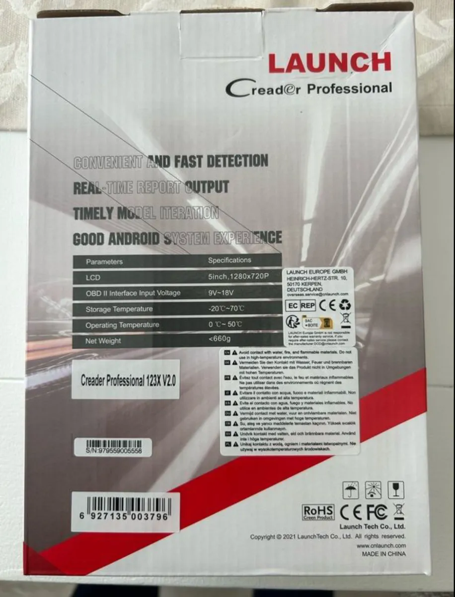 NEW Launch CRP123X v2.0 diagnostic for cars vans - Image 2