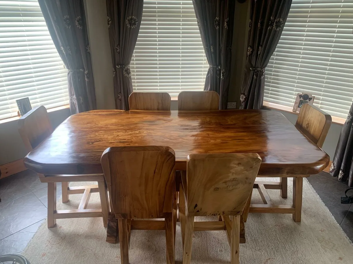 Dining table and chairs - Image 2