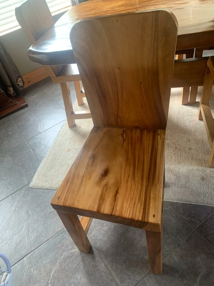 Dining table and chairs - Image 3