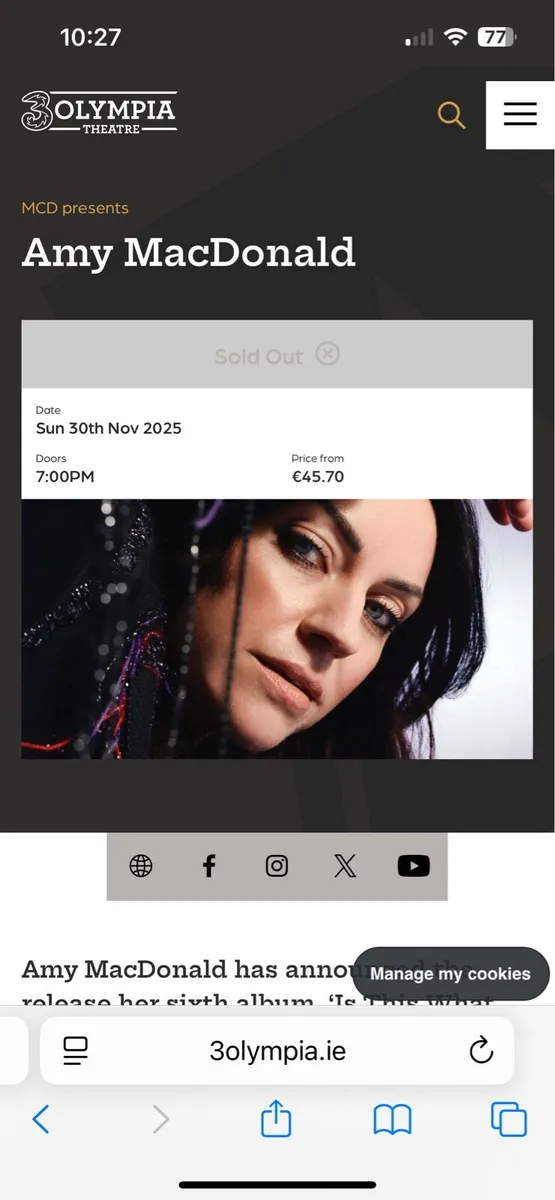 Amy McDonald tickets