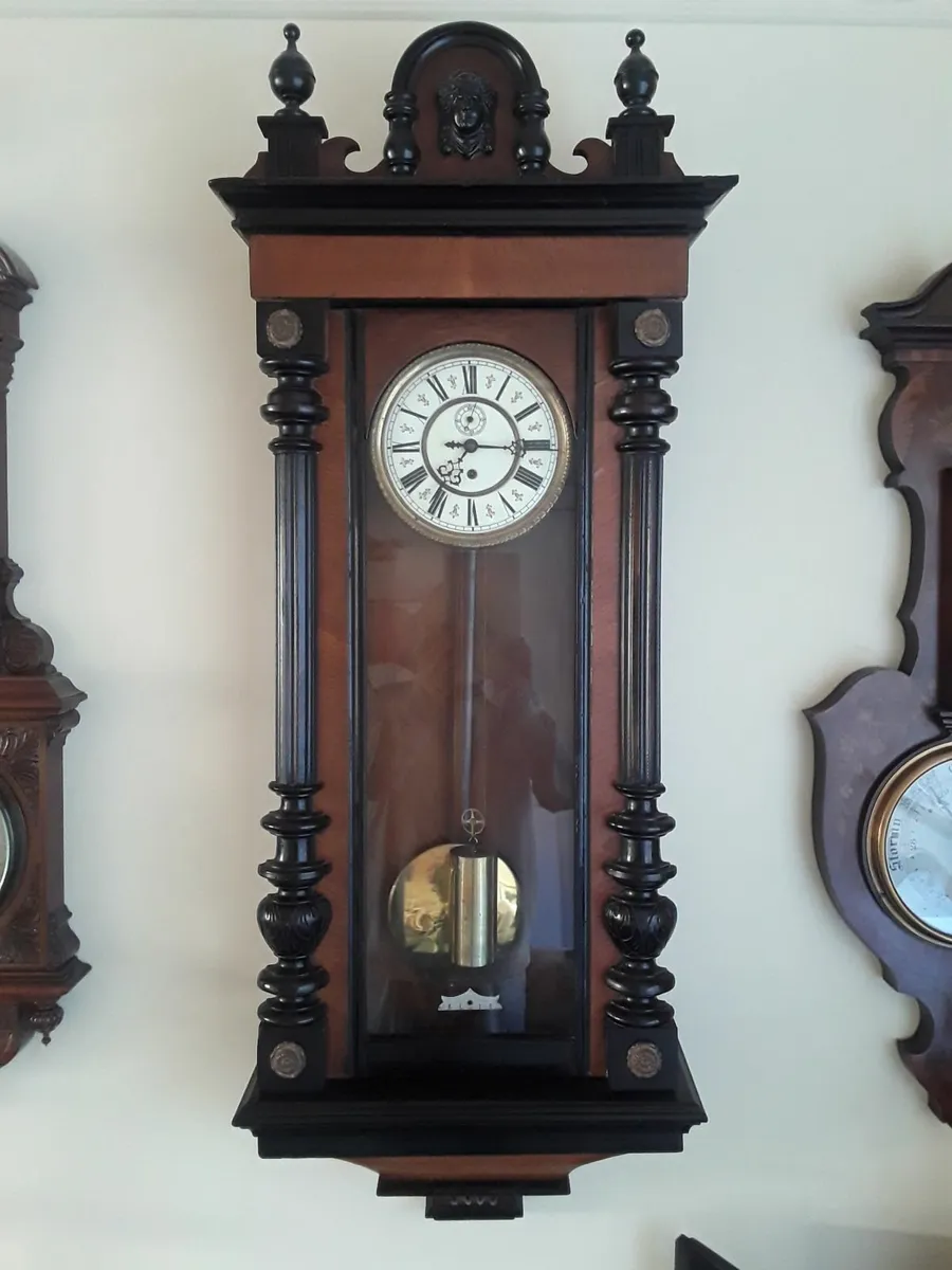VICTORIAN  WALL  CLOCK.