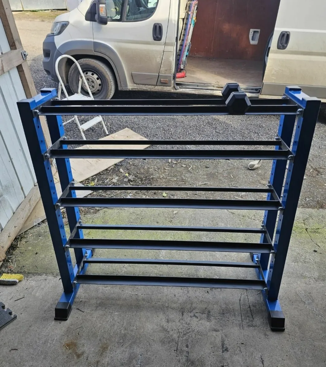3 Tier Dumbbell Rack Storage Solution -gym weights - Image 4