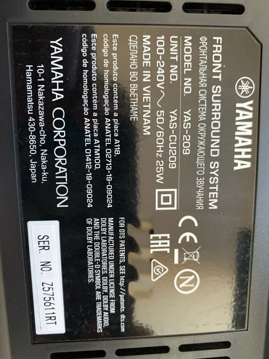 TV, sound bar & sub package (€400) - Image 4