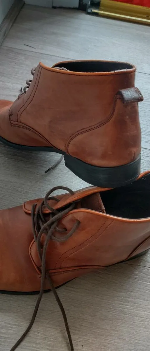 DICE leather man shoes size 46 - Image 2
