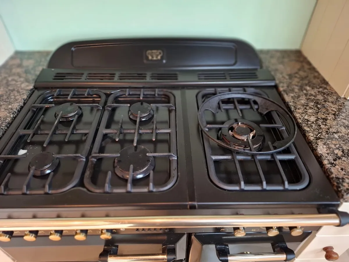 Rangemaster classic 90 dual fuel black and gold - Image 2