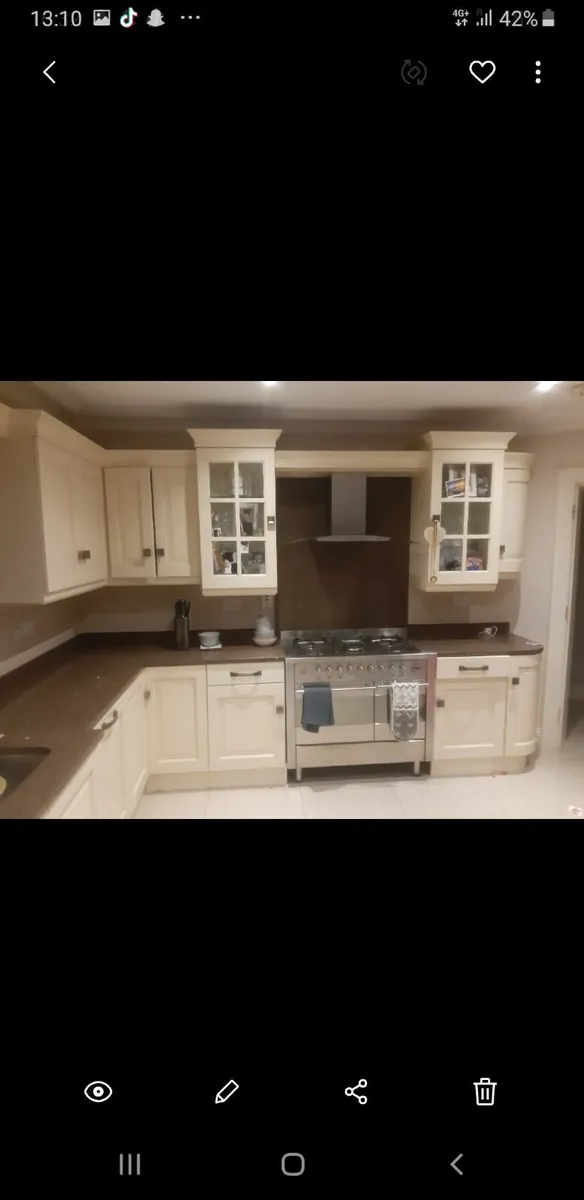 Forsale, Solid Oak Painted Kitchen - Image 1